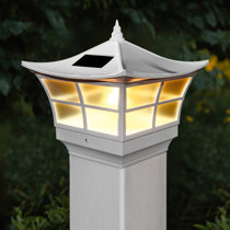 Deckorators 8x8 solar post 2024 cap light